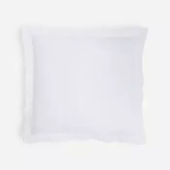 Наволочка из атласа и хлопка, 300 нитей El Corte Ingls, белый