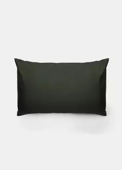 Наволочка из атласа из чистого хлопка Croff, зеленый