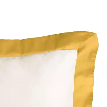 Наволочка из чистого хлопка с атласной кромкой - бриллиант Lisola, цвет Seitan