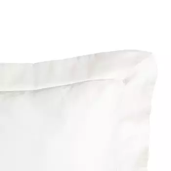 Наволочка из чистого хлопка с атласной кромкой - бриллиант Lisola, цвет Bianco