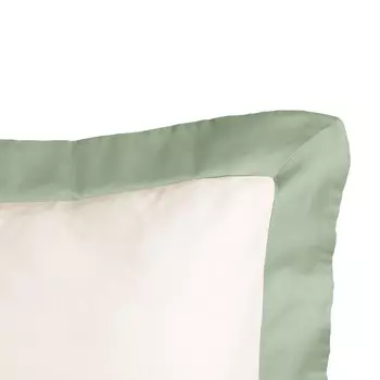 Наволочка из чистого хлопка с атласной кромкой - бриллиант Lisola, цвет Ruppia