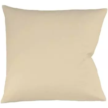 Наволочка из джерси интерлок Fleuresse однотонная, цвет бежевый 2043 40/40