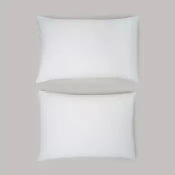 Наволочка из египетского хлопка плотностью 300 нитей Нью-Йорк Bassols, белый