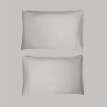 Наволочка из египетского хлопка плотностью 400 нитей Regent Bassols, серый