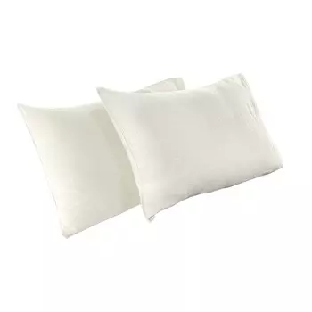 Наволочка из хлопка и льна StoneWashed без глажки - Loire Lisola Stone, цвет Avorio