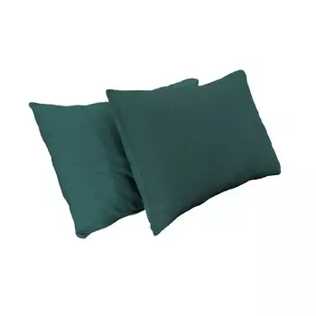 Наволочка из хлопка и льна StoneWashed без глажки - Loire Lisola Stone, цвет Smeraldo