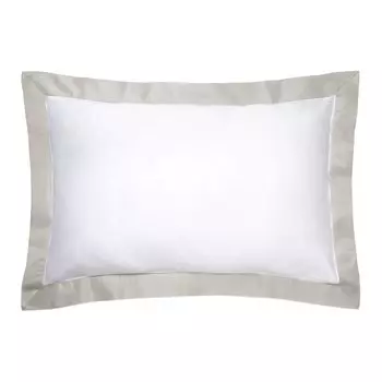 Наволочка из хлопкового атласа Langdon Ralph Lauren Home, серебро