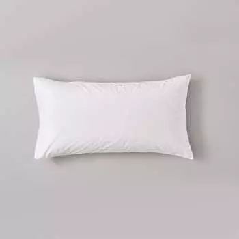 Наволочка из органического хлопка плотностью 200 нитей перкаль Хлопок Bassols, белый