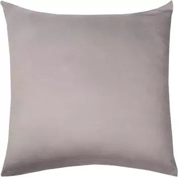 Наволочка из трикотажа 80х80 см 100% хлопок серая livessa