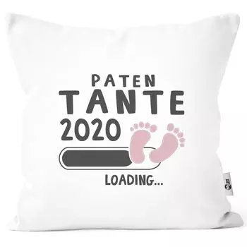 Наволочка крестная 2020, подарочная подушка для будущей крестной, хлопковый подарок на рождение MoonWorks бело-розовый, униразмер