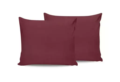Наволочка L'Essentiel Linge de Maison, бордовый