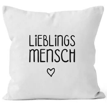 Наволочка «Любимый человек» MoonWorks белая, униразмер.