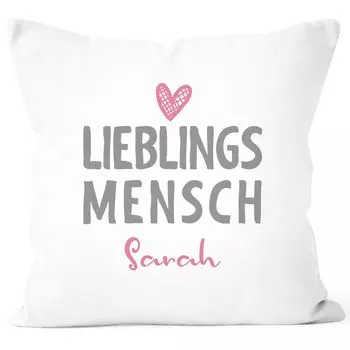 Наволочка любимый человек с именем, наволочка, персонализированные подарки, декоративная подушка SpecialMe, белый, унисейз