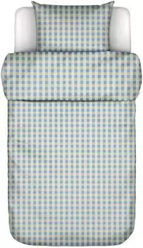 Наволочка Marc O' Polo из хлопкового твила, одинарная Gyda, цвет Шалфейный, размер 40x40 Marc O'Polo