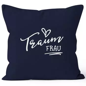 Наволочка мечта для женщины подарок дружбе партнеру девушке наволочка 40х40 темно-синий униразмер MoonWorks