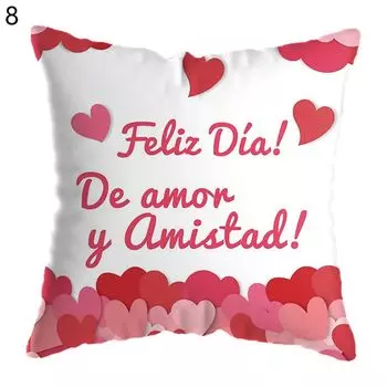 Наволочка Мягкая на ощупь полиэстеровая подушка с защитой от царапин в форме сердца Накидка Аксессуары для органов власти-8 Stuttg