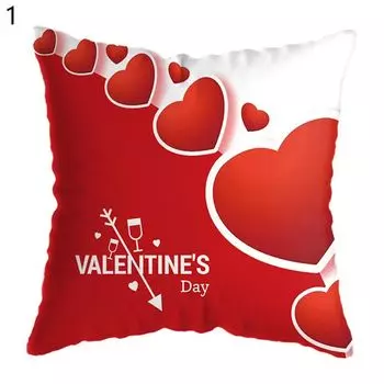 Наволочка Мягкая на ощупь полиэстеровая подушка с защитой от царапин в форме сердца Накидка на подушку Аксессуары для органов власти-1 Stuttg