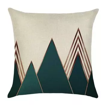 Наволочка, мягкая потайная молния, пылезащитный льняной чехол для гостиной, дивана, рождественской вечеринки, чехол для подушки, ежедневное использование-B Stuttg