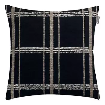 Наволочка Musterring Square, 45x1x45 см, черный