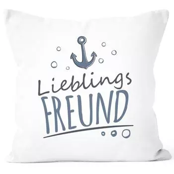 Наволочка наволочка любимый друг/брат/папа/человек с якорем идеи подарков любимому человеку Moonworks друг белый униразмер