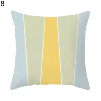 Наволочка Нежный домашний орнамент Полиэстер Моющаяся квадратная наволочка для дома-8 Stuttg