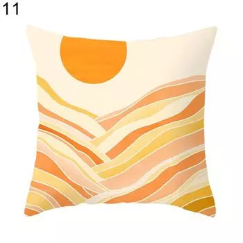 Наволочка Нежный домашний орнамент Полиэстер Моющаяся квадратная наволочка для дома-11 Stuttg