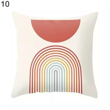 Наволочка Нежный домашний орнамент Полиэстер Моющаяся квадратная наволочка для дома-10 Stuttg