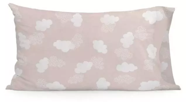 Наволочка «облака» Basic, розовый