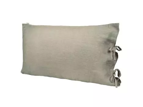 Наволочка ок. 40х60 см лен-серо-коричневый 100% лен beties "лен"