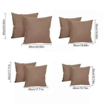 Наволочка OKWISH, коричневый