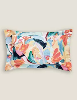 Наволочка Оксфорд из чистого хлопка и сатина с абстрактным искусством Ted Baker