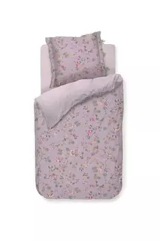 Наволочка Pip Studio из перкаля, одинарная La Dolce Vita, цвет фиолетовый, размер 40x80