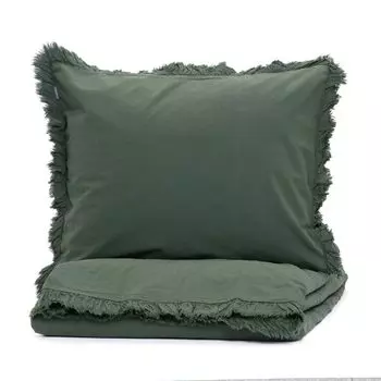 Наволочка пододеяльник постельное белье PRIMROSE хлопковое пуховое одеяло с подзором 140х200+1*50х60 см HOMLA