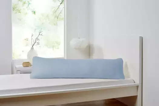 Наволочка Primera "Боковая подушка для сна", (1 шт.), из мягкого тонкого трикотажа 40х140 см, цвет blue sky