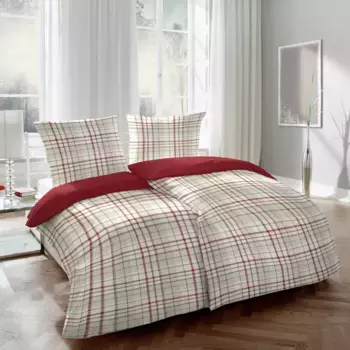 Наволочка Primera «Эдельфланнелевая наволочка», (1 шт.), бархатисто-мягкая и, конечно же, из чистого хлопка, цвет Rot-Braun