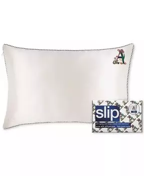 Наволочка Queen из коллекции Initial из чистого шелка Slip, белый