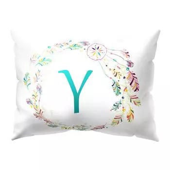 Наволочка с буквами A-Z «Ловец снов», наволочка для дивана-кровати, домашний декор-Y Stuttg
