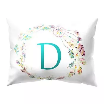 Наволочка с буквами A-Z «Ловец снов», наволочка для дивана-кровати, домашний декор-D Stuttg