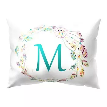 Наволочка с буквами A-Z «Ловец снов», наволочка для дивана-кровати, домашний декор-M Stuttg