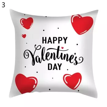 Наволочка с мягкой текстурой, простой в уходе, полиэстер, подушка с принтом «любовный алфавит», чехол, мебельные аксессуары-3 Stuttg