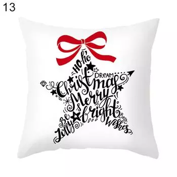 Наволочка с принтом рождественской елки в виде оленя, чехол для автомобиля, домашнего офиса, рождественское украшение-13 # Stuttg
