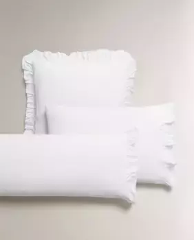 Наволочка с рюшами Zara Home, цвет Oyster White
