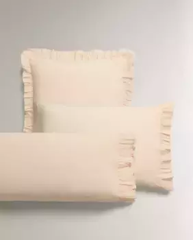 Наволочка с рюшами Zara Home, розовый