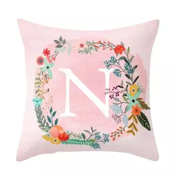 Наволочка с удобной текстурой, антидеформируемый полиэстер, квадратная наволочка для спальни-N Stuttg