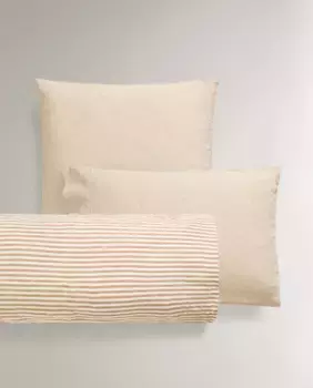 Наволочка с узкими полосками Zara Home, ирис