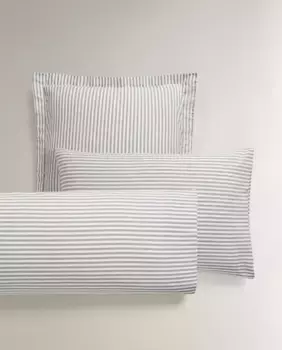 Наволочка с узкими полосками Zara Home, серый