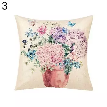Наволочка с весенним цветочным принтом и велосипедным принтом, чехол для украшения дома, автомобиля, дивана-кровати-3 # Stuttg
