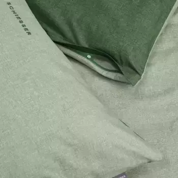 Наволочка Schiesser, зеленый