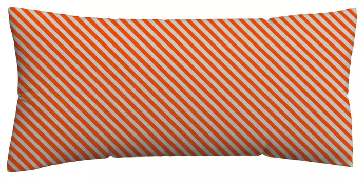 Наволочка Schlafgut, 40x80 см, красный/светло-серый