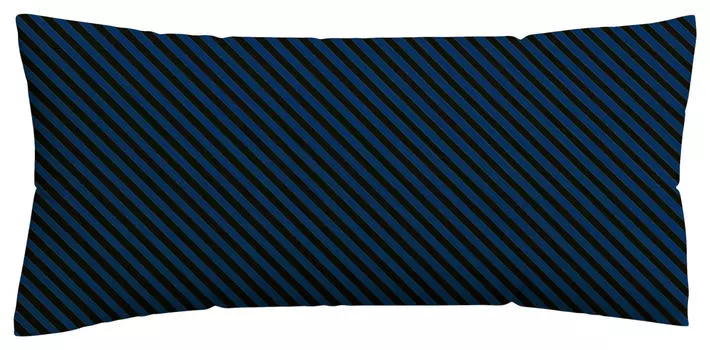 Наволочка Schlafgut, черный/темно-синий